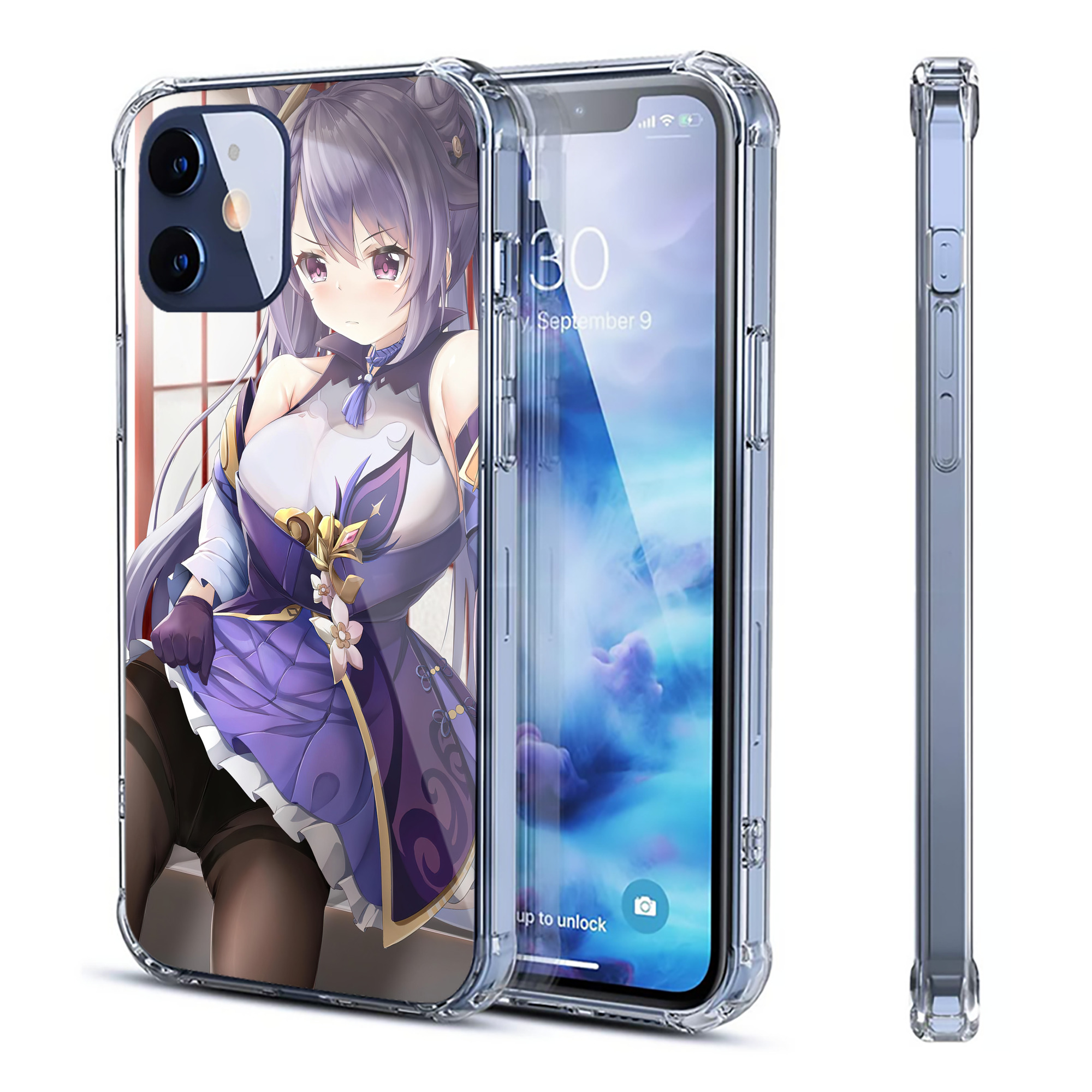 げんし神 genshin 【iPhone 12シリーズ対応】透明スマホケース（クリアソフトケース）